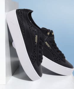 PUMA Vikky Stacked Laser Cut Sneakers For Women - Buy PUMA Vikky ...