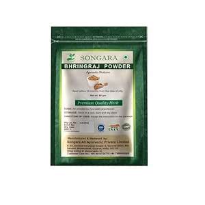 Buy SONGARA 100% Pure Natural & Ayurvedic 50 Gram Bhangra Bhringraj ...