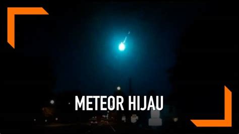 Sinar Meteor Hijau Jatuh di Langit Florida - liputan6.com