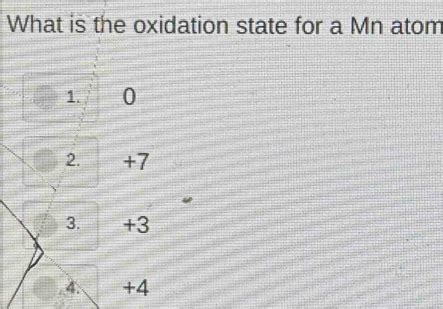 Image result for Oxidation State of MN in MnO2