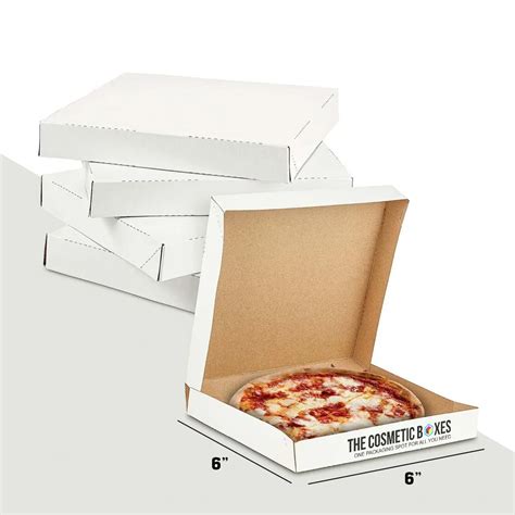 6 Inch Pizza Boxes Wholesale - The Cosmetic Boxes UK