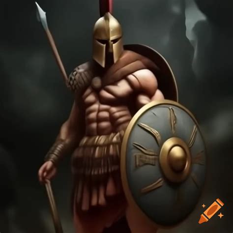 Ares, the Greek god of war, depicted in classical art on Craiyon