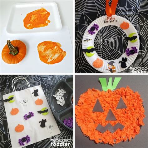 Halloween Crafts for Toddlers - My Bored Toddler Halloween Fun!