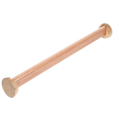 Wooden Dowel Rod with 2 Ends 40-50CM Closet Rod for Hanging Clothes ...