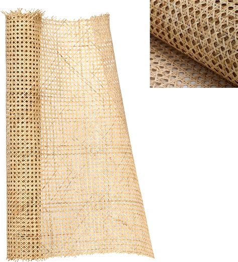 Buy 18 Width Natural Hexagon Rattan Webbing Roll 15 Feet for Caning ...