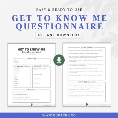 Team Questions Get to Know You Printable Download, Employee Favorites ...