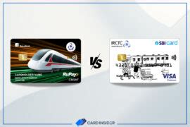IRCTC BoB RuPay Credit Card vs IRCTC SBI Platinum Credit Card