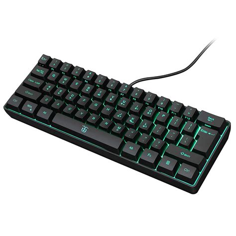 Amazon.in: Buy DGG K60 61 Keys RGB Backlit 60% Wired Gaming Keyboard ...