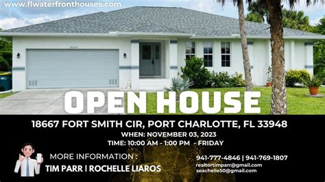 OPEN HOUSE, 18667 Fort Smith Cir, Port Charlotte, FL 33948-9688, United ...