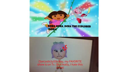 Image result for Dora the Exploder Reaction