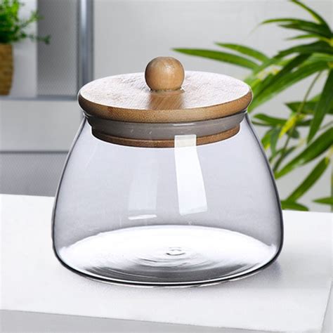 Buy UMAI 500ml Borosilicate Glass Jar with Bamboo Lid – GlobalBees Shop