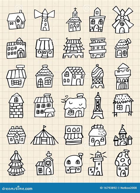 Image result for Step by Step Drawing Houses