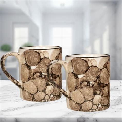 Buy RAJ ROYAL Ceramic Mugs 250ml - Coffee/Tea Mugs - Microwave ...