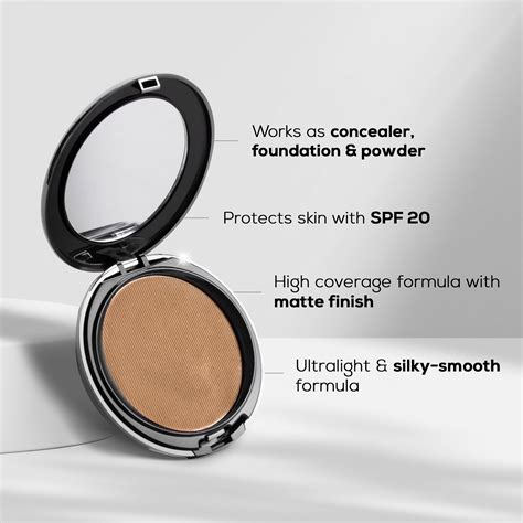 RENEE Pro HD 3-IN-1 Compact, Works as Concealer, Foundation & Powder ...