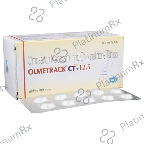 Olmetrack CT 12.5 Tablet: View Uses, Side Effects, Price and Substitute ...