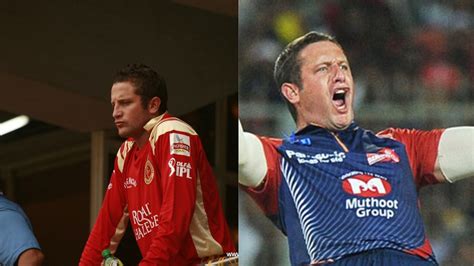 How did Roelof van der Merwe perform for RCB & Delhi Daredevils in the IPL?