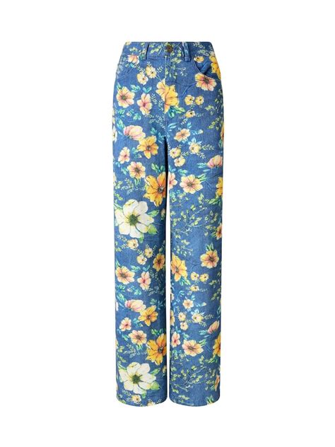 Buy Joe Browns Blue Sierra Printed Floral Wide Leg Trousers from Next India