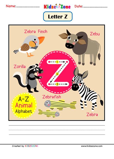 5 letter words starting with z