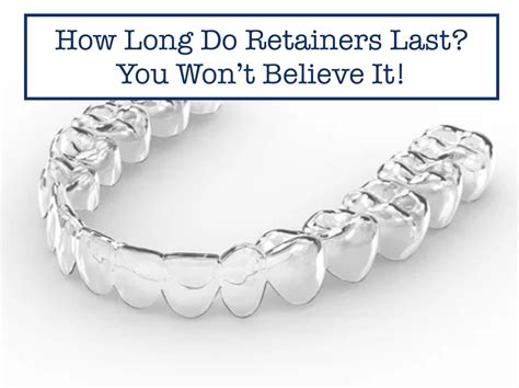 How Long Do Retainers Last? You Won’t Believe It! – B.WEISS Health