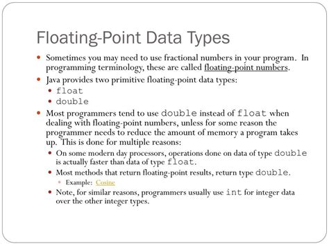 Image result for What Is Floating Point Data Types