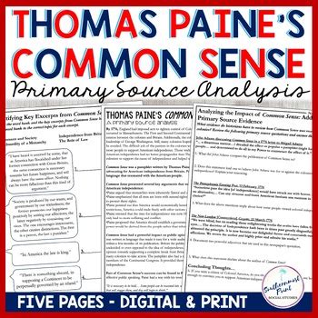 Image result for Common-Sense Worksheet