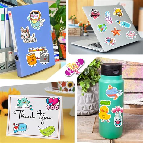 Buy 300 PCS Cute Stickers Vsco Stickers for Water Bottles Waterproof ...