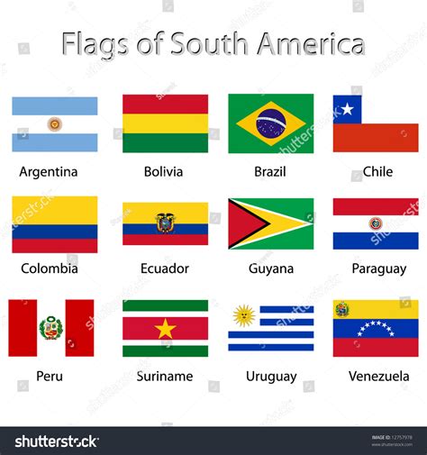 Flags Of South America