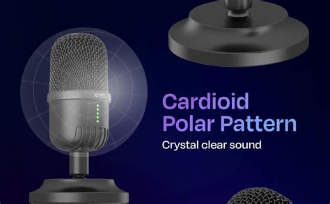 Kreo Rec Condenser Microphone |Condenser Mic for Podcast | Type-C & USB ...