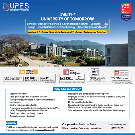 Times Ascent Ad Image for UPES University of Tomorrow - timesascent.com