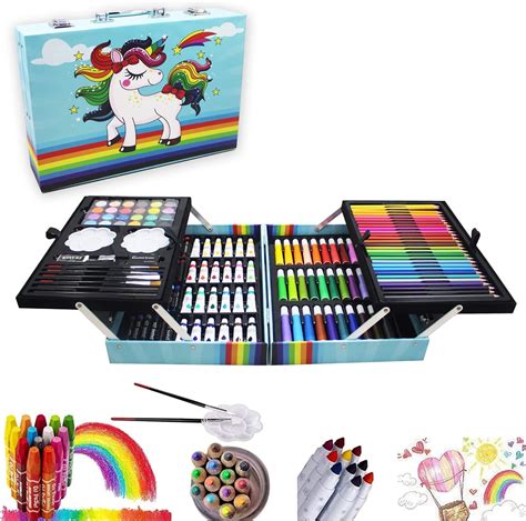 208 PCS Art Supplies,Drawing Art Kit for Kids Girls Boys Teens Artist ...