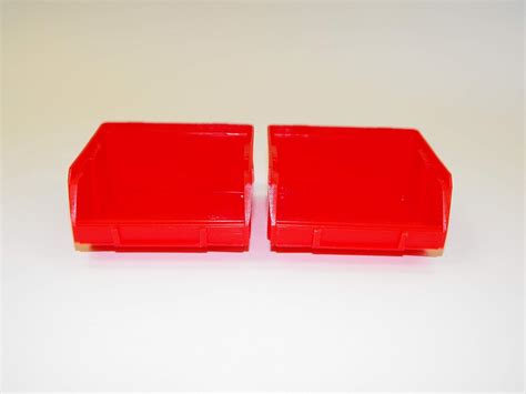 Buy 2 Harbor Freight Wall Mount Hanging Storage Bins Replacement Red ...
