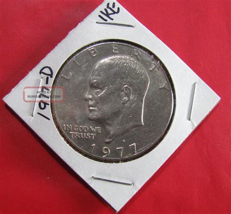 1977 - D Eisenhower Silver Dollars Coin Ike Silver Dollar Coin