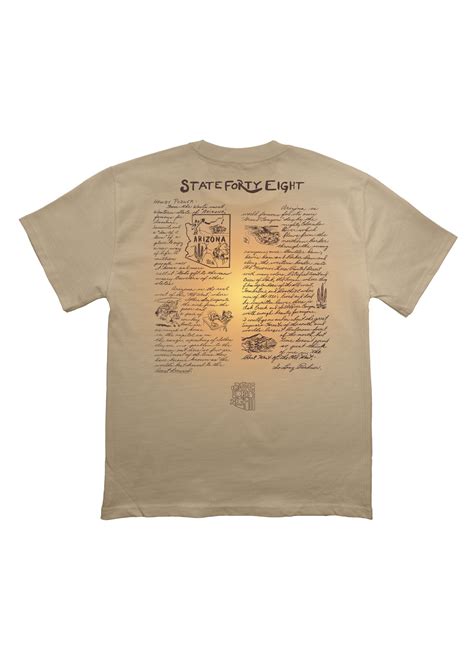 Men's Heavy Crew Neck Howdy Podner | Faded Khaki | State Forty Eight