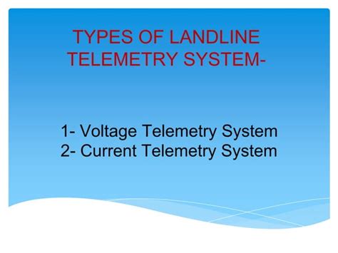 Telemetry System 的图像结果