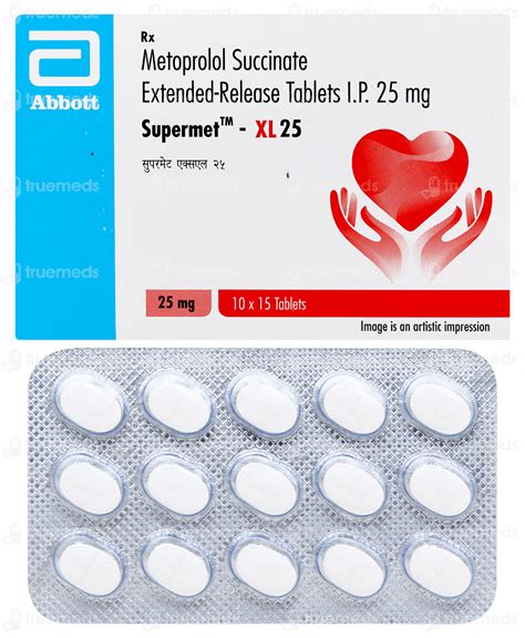 Supermet Xl 25 Tablet 15: Uses, Side Effects, Price & Substitutes
