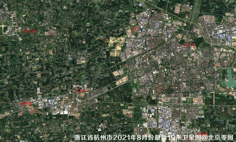 浙江省2021卫星图-杭州市2021卫星图-浙江省2021年遥感影像地图数据