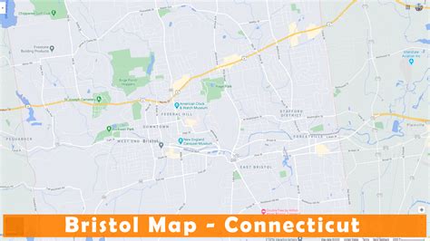 Bristol, Connecticut Map