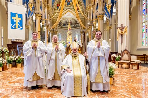Three ordained Holy Cross priests - Today