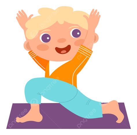 Yoga Poses For Kids Clip Art