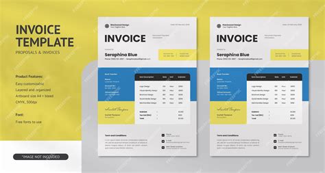 Invoice psd template design | Premium PSD