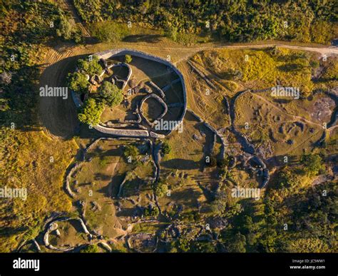 The Great Zimbabwe Ruins seen from above Stock Photo - Alamy