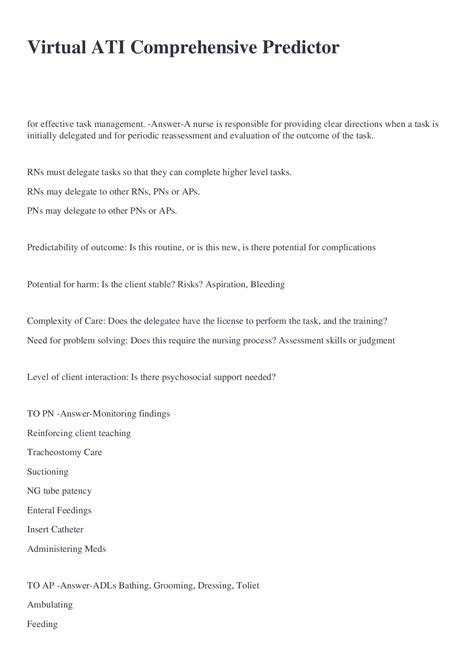 Image result for ATI Predictor