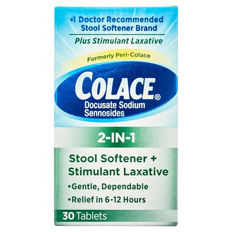 Snapklik.com : Colace 2-in-1 Tablets - 30 Ct