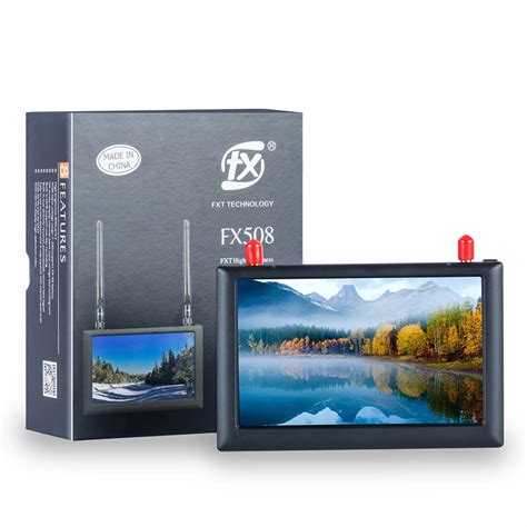 FXT FX508 high brightness 5'' 800x480 5.8GHz diversity receiver monitor ...