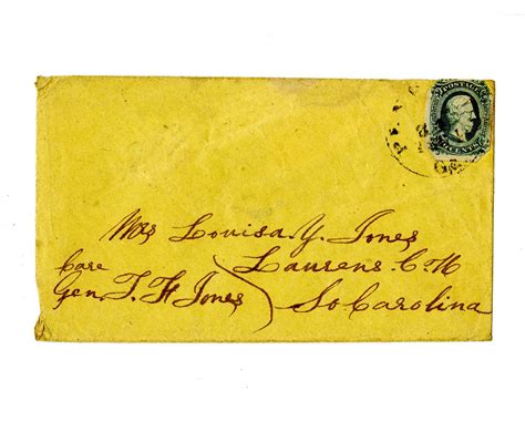 Lot - Envelope with Unusual Octagonally Trimmed Stamp Addressed to POW ...