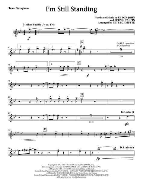 Tenor Sax Songs Easy at Priscilla Anderson blog