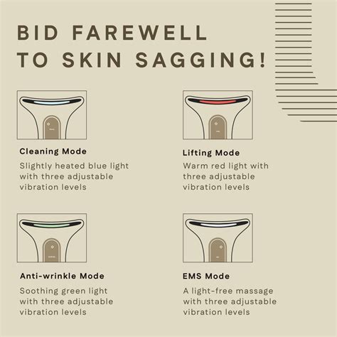 Skin Lift Device | 4 Skin Modes | 3 LED Light Therapy