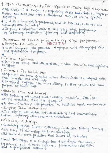 OB UNIT 3 - important questions with answers - 3. Q the different types ...