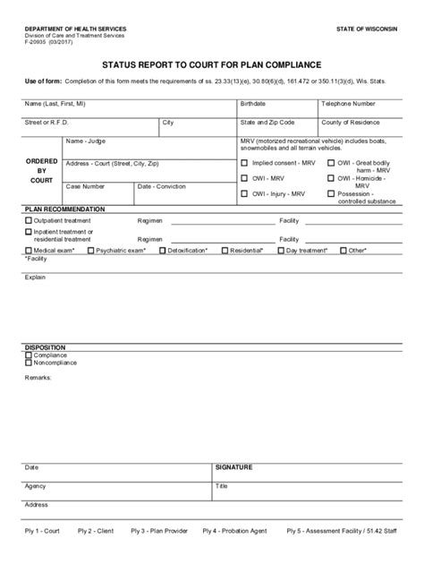 Fillable Online dhs wisconsin Florida Department of Health in Brevard ...