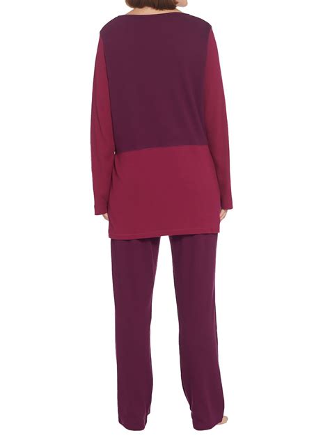 CAROLE HOCHMAN Size M Extra Brushed Interlock Color Block Tunic Pant ...